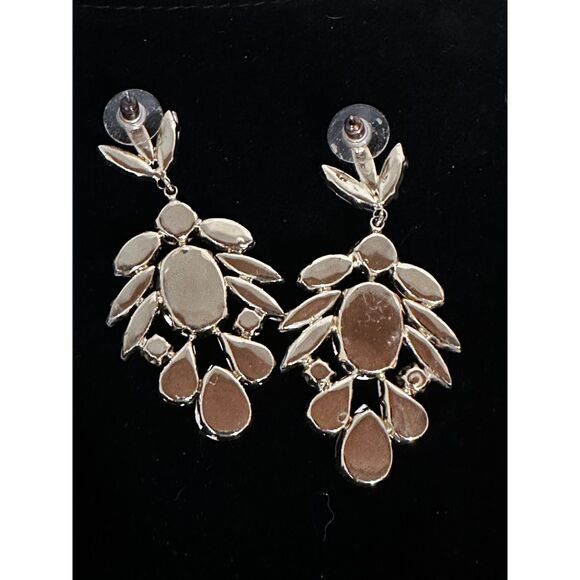 Fashion Sparkly Colorful Geometric Crystal Dangle Earrings for Women NWT - Picture 3 of 6